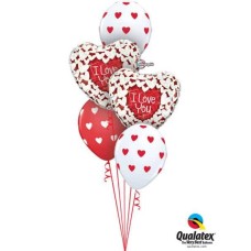 Bouquet 682 Glittering Hearts Valentine #34813-2 76928-3